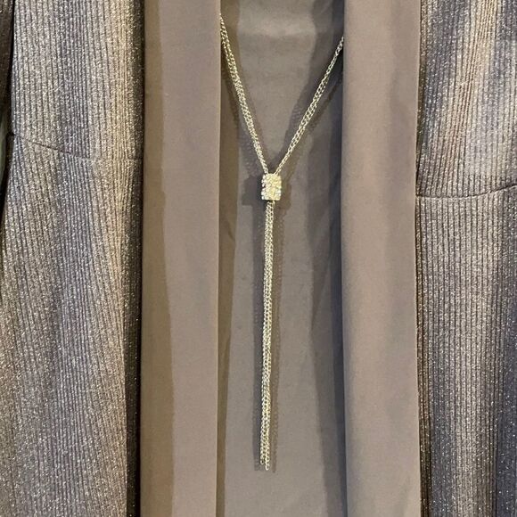 New with Tags R&M Collection Sparkling Silver& Gray Two piece- dress Women’s 6 - Picture 6 of 11